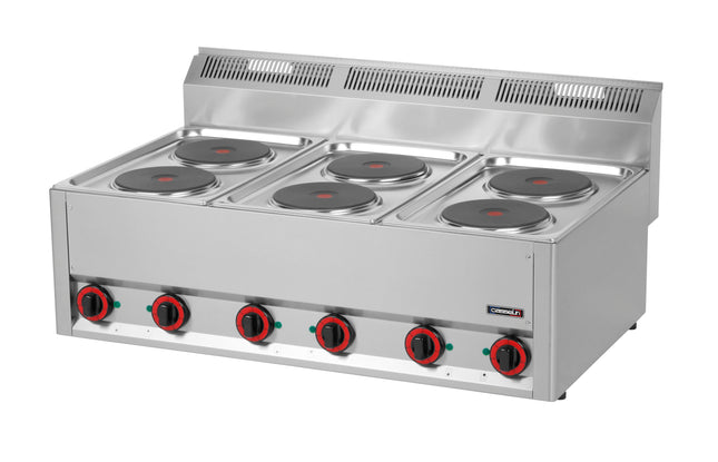 Electric table-top cooker 6 burners T 99