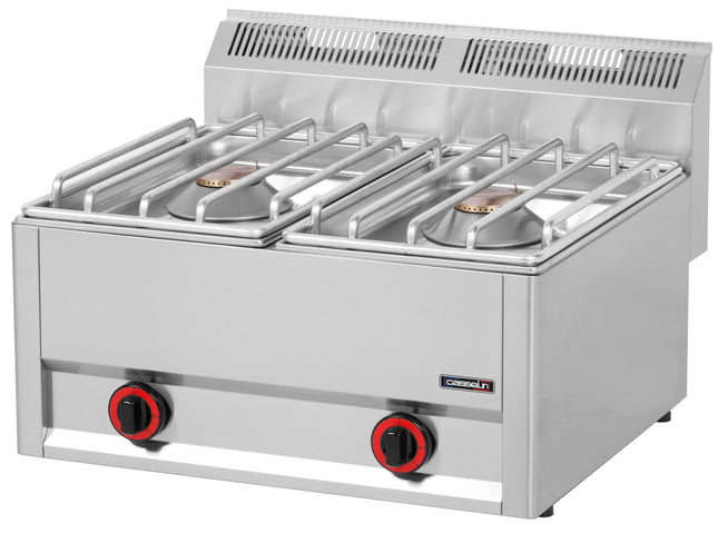 Gas table-top cooker 2 burners 66
