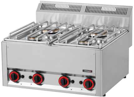 Gas table-top cooker 4 burners P 66