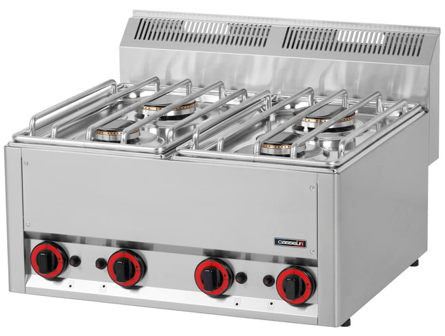 Gas table-top cooker 4 burners P 66