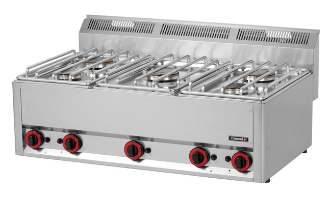 Gas table-top cooker 5 burners P 99