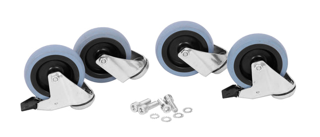Set of 4 wheels for cabinet