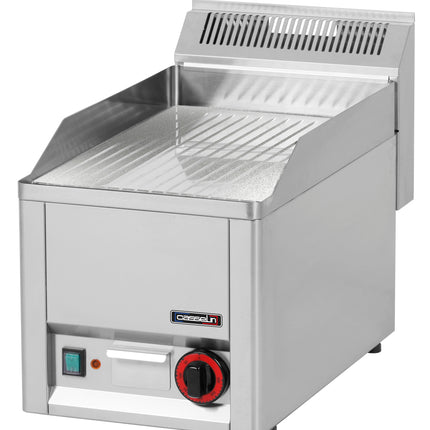 Grillplatte gerillt Chrom 33