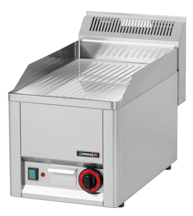 Griddle plate Grooved Chrome 33