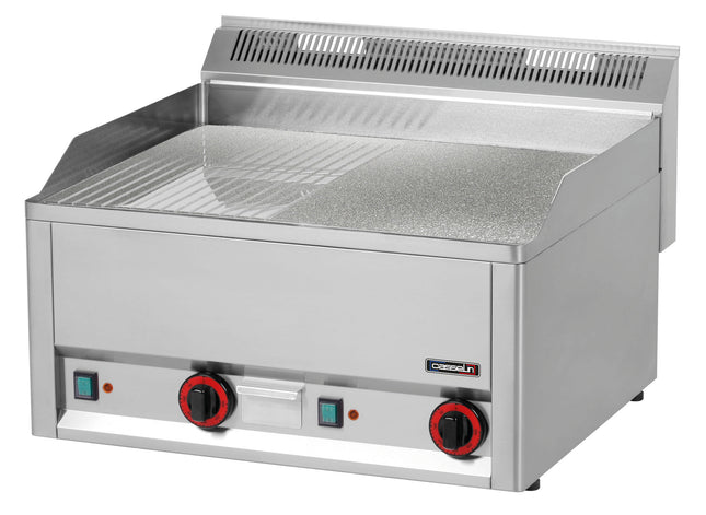 Griddle plate Grooved Textured Chrome 66