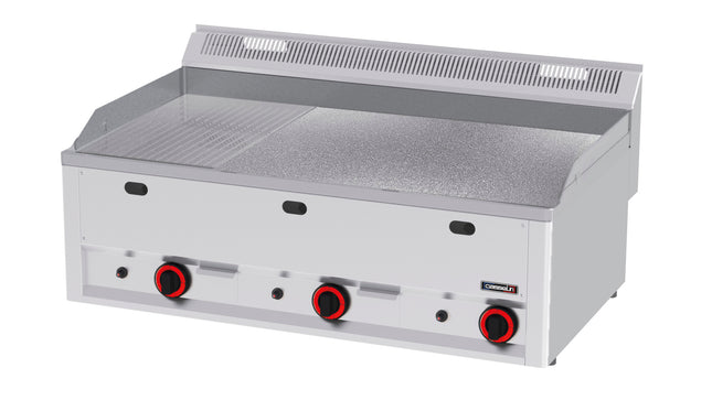 Gas griddle plate Grooved Textured Chrome 99