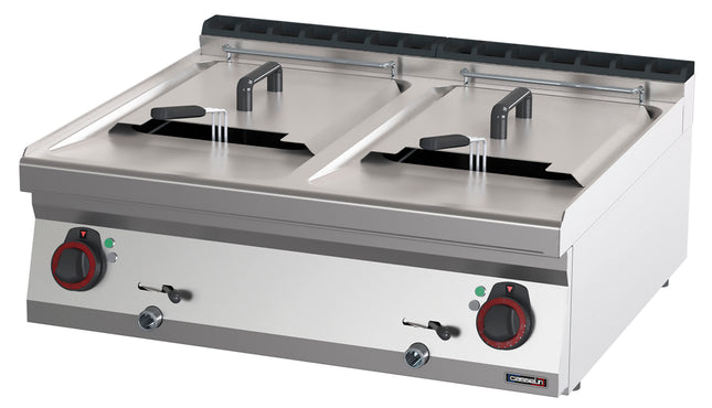 Electric deep fryer 2 x 13 liters 80