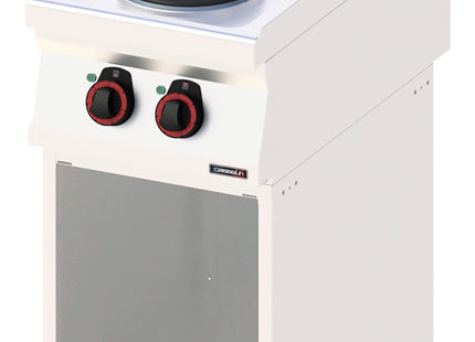 Electric cooker 2 burners with open cabinet 40