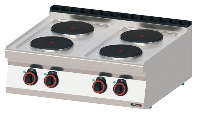 Electric table-top cooker 4 burners 80