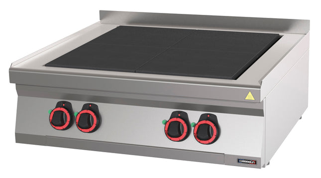 Electric table-top cooker 4 solid tops 80
