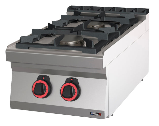 Gas table-top cooker 2 burners 40