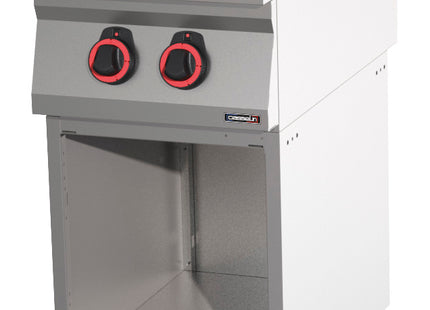 Gas cooker 2 burners with open cabinet 40