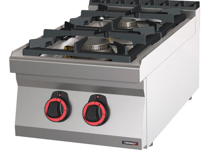 Gas table-top cooker 2 burners HP 40