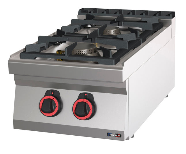 Gas table-top cooker 2 burners HP 40