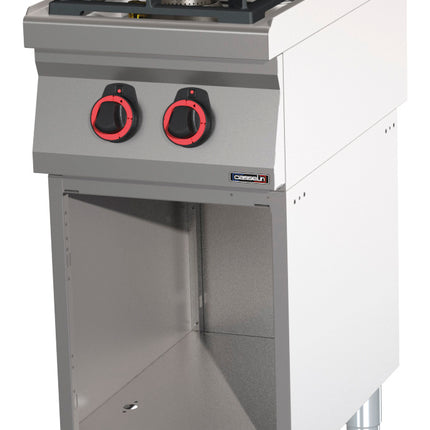 Gaskocher 2 Brenner mit offenem Schrank HP 40