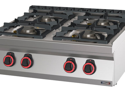 Cuisinière à gaz 4 feux HP 80