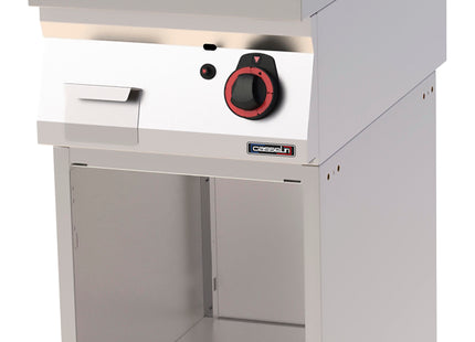 Lava stone grill with open cabinet 40