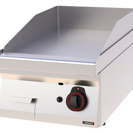 Gas stegeplade Glat Chrome 40