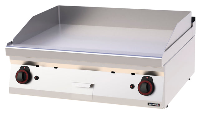 Gas griddle plate Smooth Chrome 80