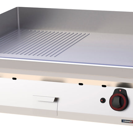 Gas griddle plate Grooved Smooth Cast iron 80