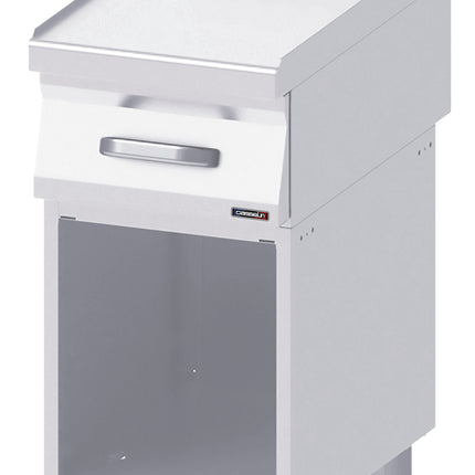 Neutral worktop 1 drawer with open cabinet 40