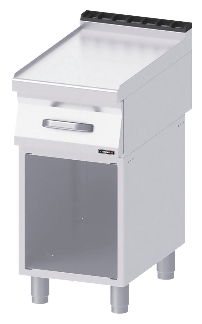 Neutral worktop 1 drawer with open cabinet 40
