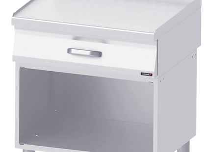 Neutral worktop 1 drawer with open cabinet 80