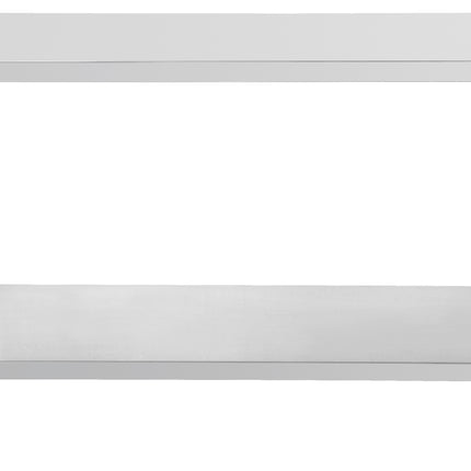 Arbejdsbord rustfrit stål 700 med hylde 1200 mm