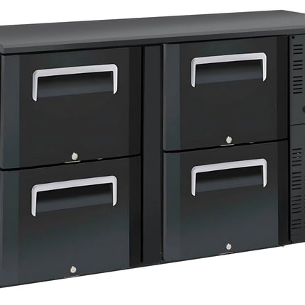 Back bar chiller 2 x 2 skuffer