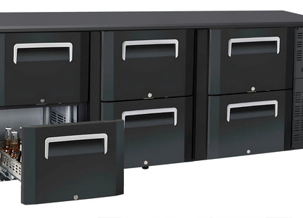 Back bar chiller 3 x 2 drawers