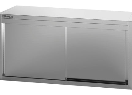 Väggskåp i rostfritt stål med skjutbar Dörrar 1200 mm