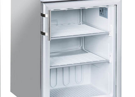 Upprättstående glas Dörr frys 200 L