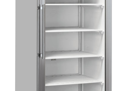 Upprättstående glas Dörr frys 400 L Stål