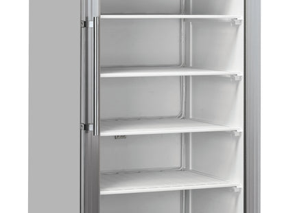 Upprättstående glas Dörr frys 600 L Stål