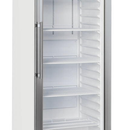 Lednice s prosklenými dveřmi 400 l bílá