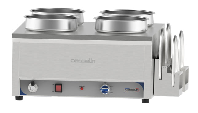 Eau de bain-marie chauffée pour sauce 4 x 7,5 L