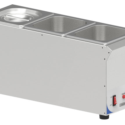 Bain-marie til sauce 3 x GN 1/6 - Kompakt