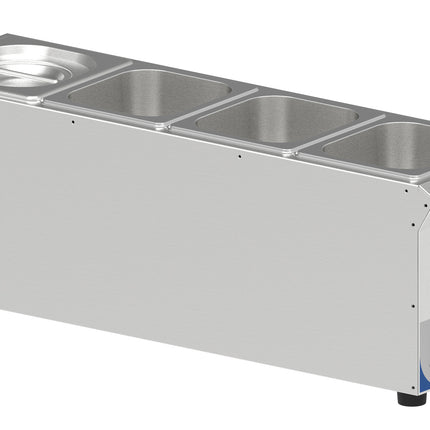 Bain-marie for sauce 4 x GN 1/6 - Compact
