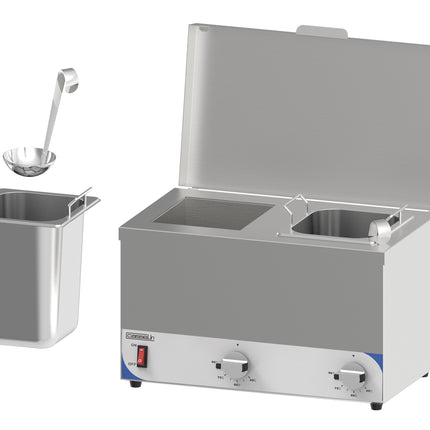 Bain-marie for sauce - Compact 2 tanks