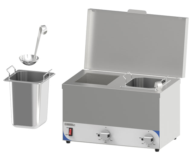 Bain-marie pour sauce - Compact 2 cuves