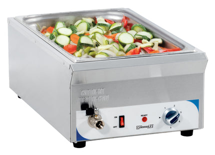 Bain-marie with drain tap GN 1/1 - 100 mm