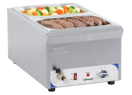 Bain-marie with drain tap GN 1/1 - 150 mm