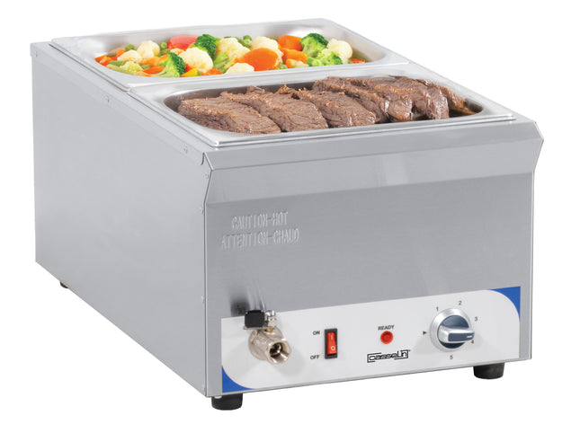 Bain-marie avec robinet de vidange GN 1/1 - 150 mm