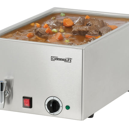 Bain-marie med afløbshane