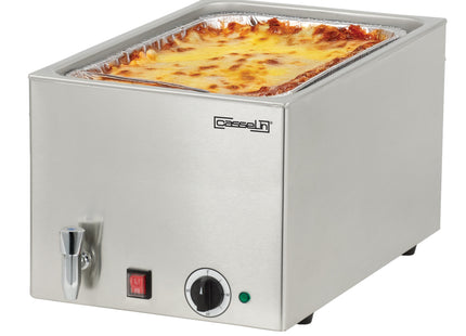 Bain-marie with drain tap GN 1/1 - 200 mm