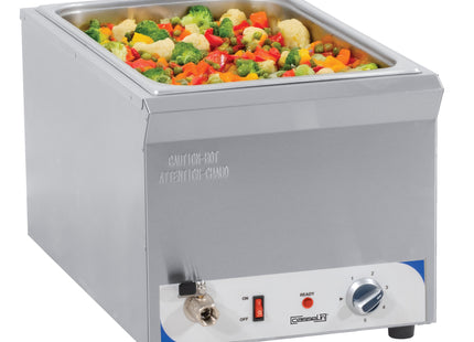 Bain-marie with drain tap GN 1/1 - 200 mm
