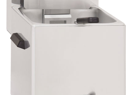 Electric pasta cooker with drain tap 1 basket