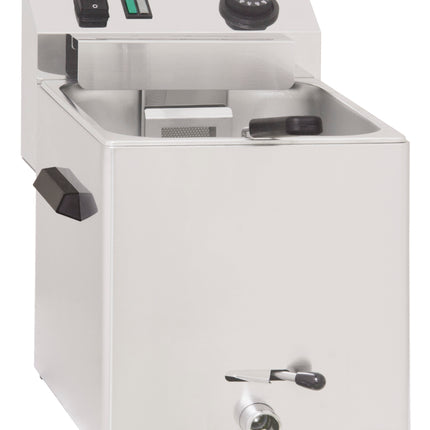 Cuiseur à pâtes électrique avec robinet de vidange 1 panier