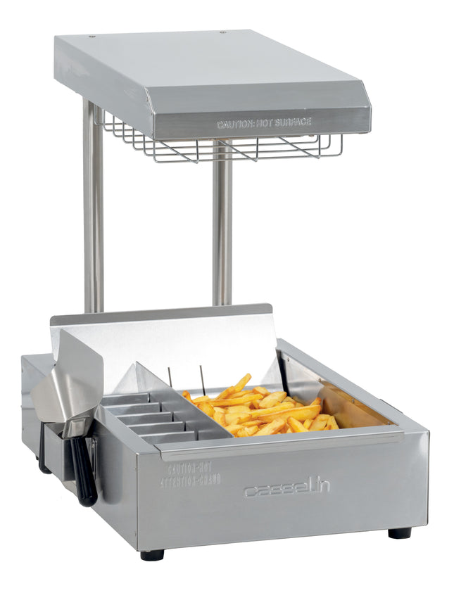 Pommes frites-varmer med kvarts