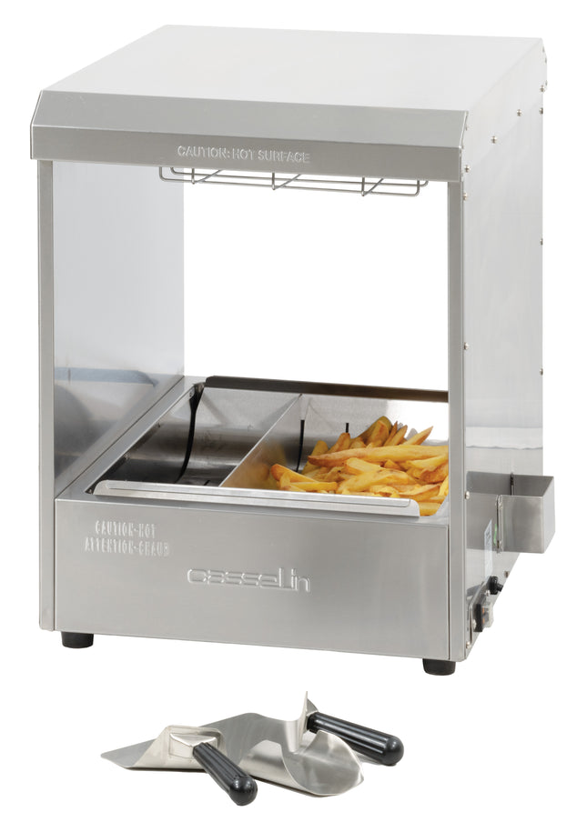 Pommes frites-varmer med dobbel varmegjennomgang i kvarts S